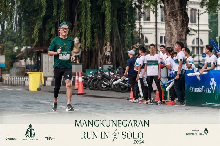 Race photo from Mangkunegaran Run 2024