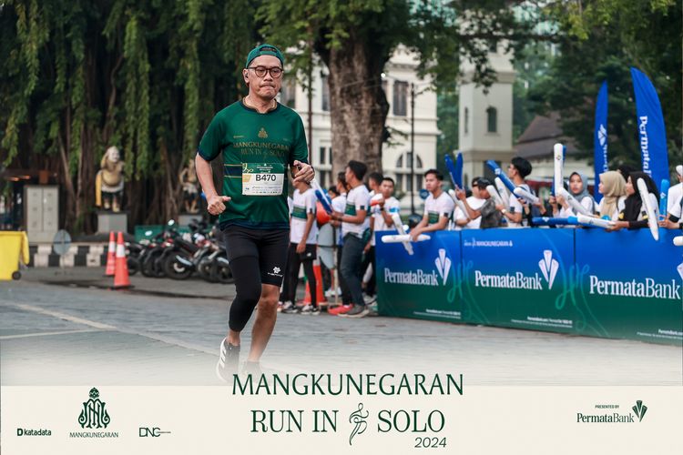 Race photo from Mangkunegaran Run 2024
