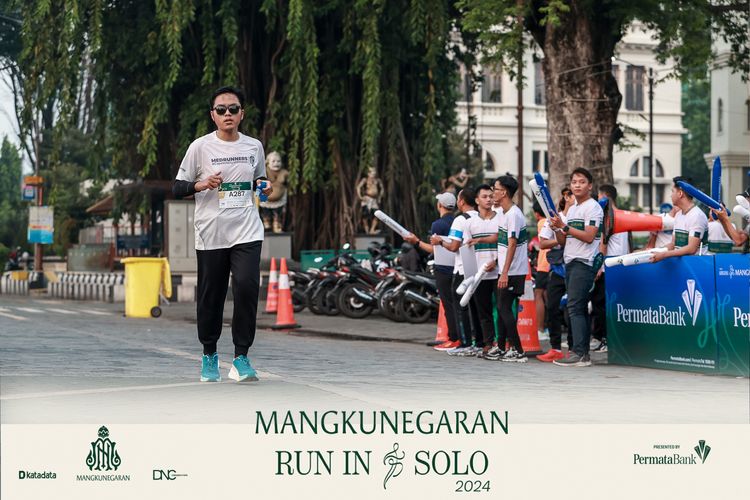 Race photo from Mangkunegaran Run 2024
