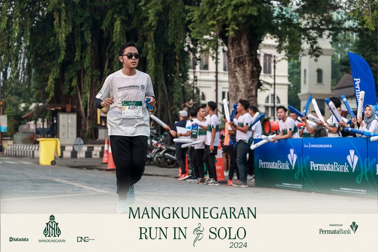 Race photo from Mangkunegaran Run 2024