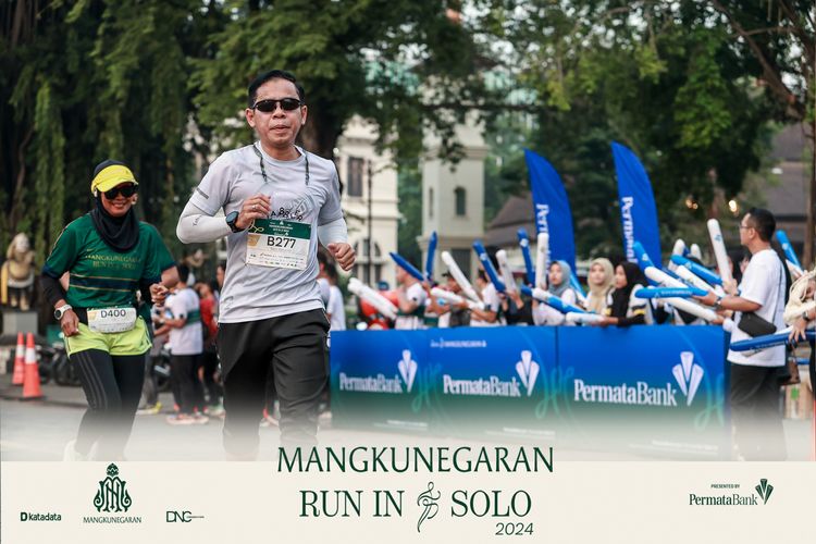 Race photo from Mangkunegaran Run 2024