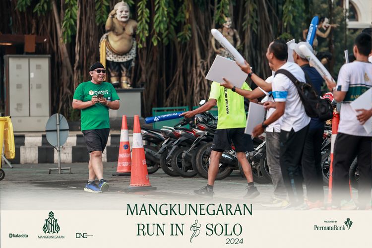 Race photo from Mangkunegaran Run 2024