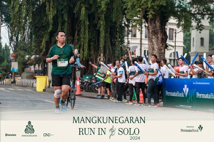 Race photo from Mangkunegaran Run 2024