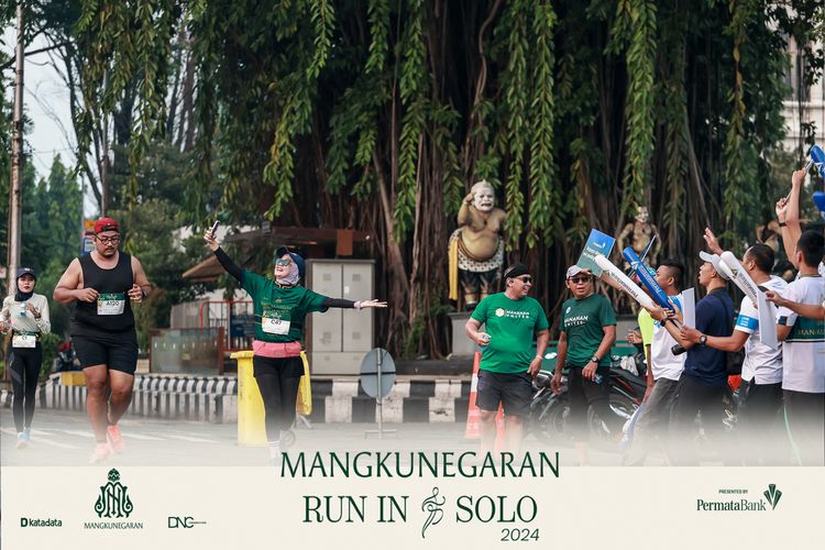 Race photo from Mangkunegaran Run 2024