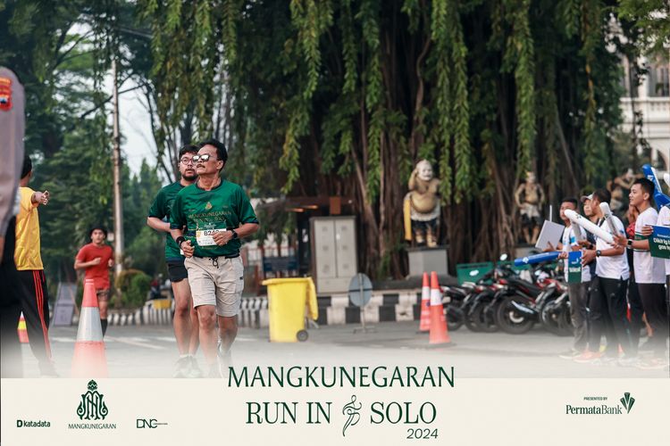 Race photo from Mangkunegaran Run 2024