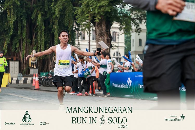 Race photo from Mangkunegaran Run 2024