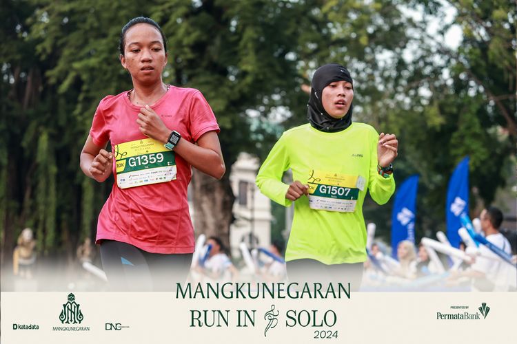 Race photo from Mangkunegaran Run 2024