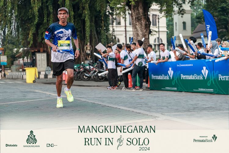 Race photo from Mangkunegaran Run 2024