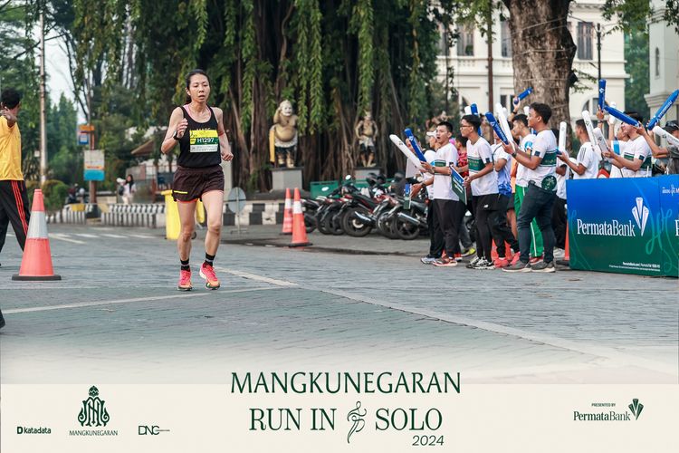 Race photo from Mangkunegaran Run 2024