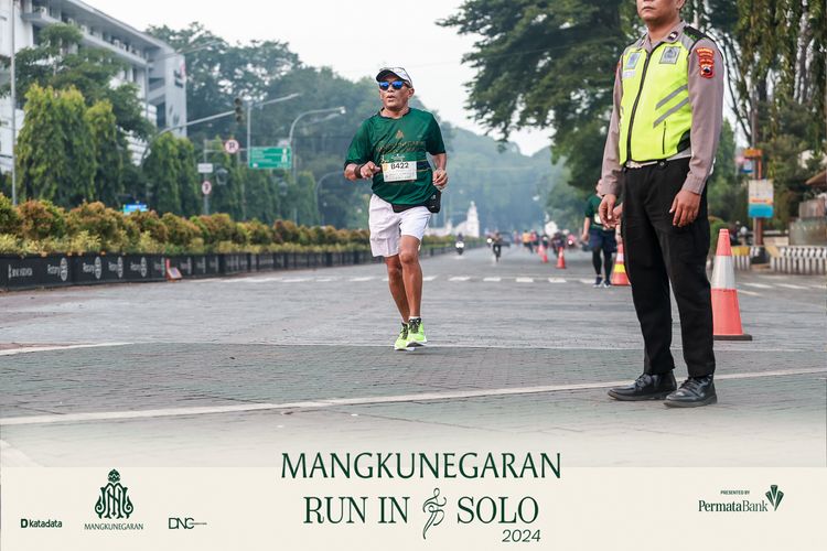 Race photo from Mangkunegaran Run 2024