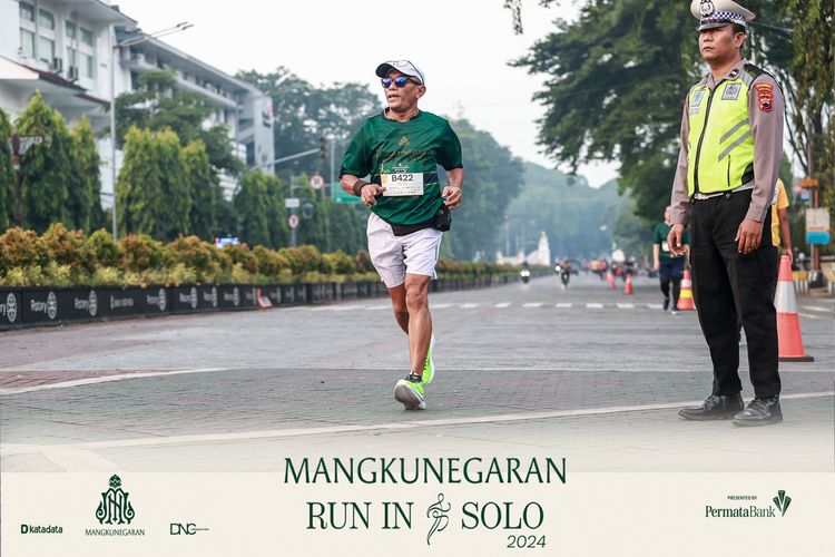 Race photo from Mangkunegaran Run 2024