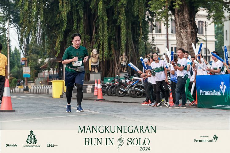 Race photo from Mangkunegaran Run 2024