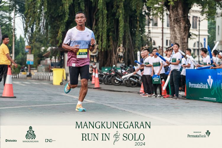 Race photo from Mangkunegaran Run 2024