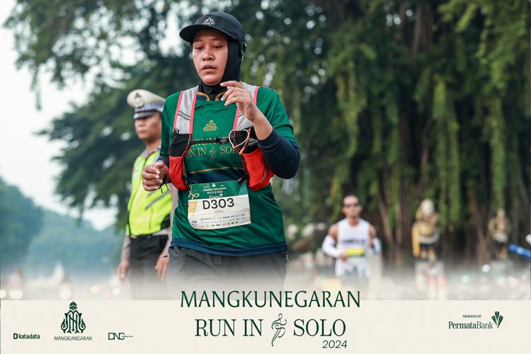 Race photo from Mangkunegaran Run 2024