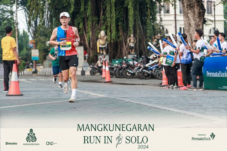 Race photo from Mangkunegaran Run 2024
