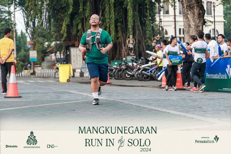 Race photo from Mangkunegaran Run 2024