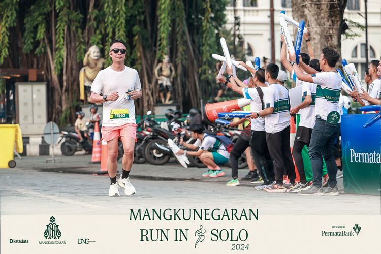 Race photo from Mangkunegaran Run 2024