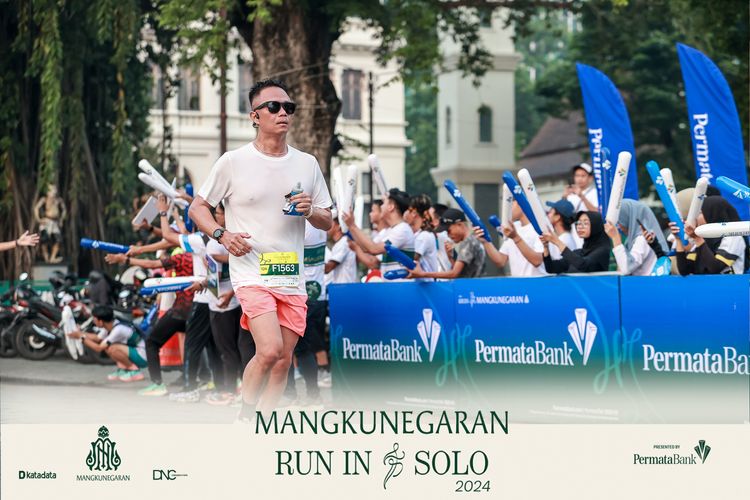 Race photo from Mangkunegaran Run 2024