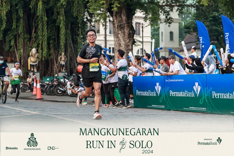 Race photo from Mangkunegaran Run 2024