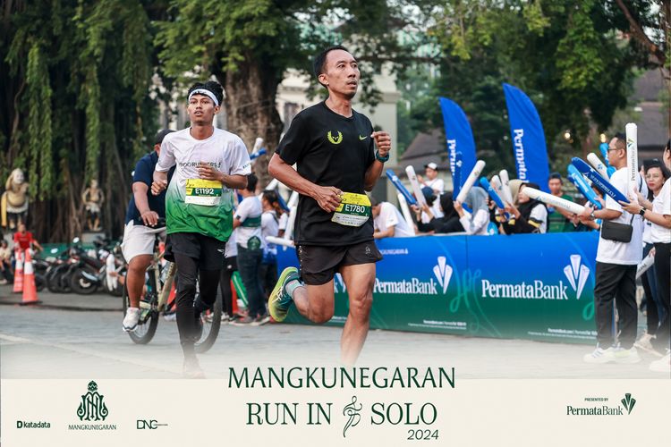Race photo from Mangkunegaran Run 2024
