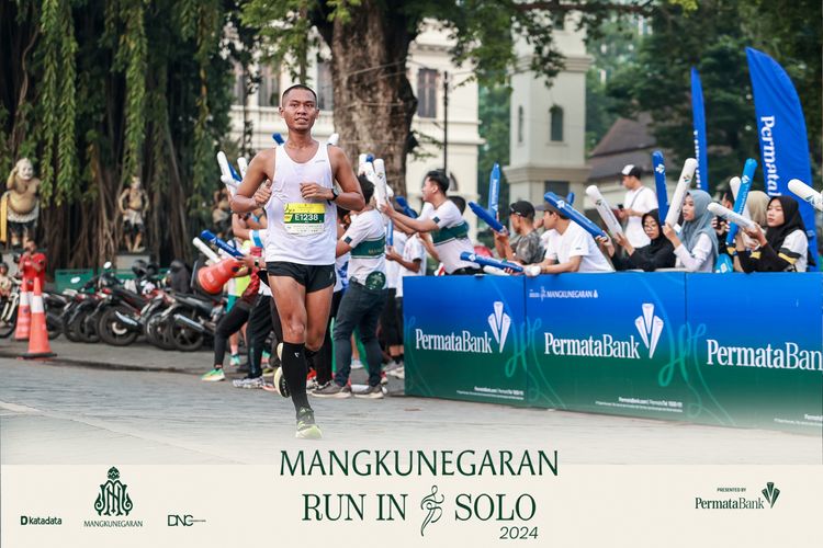 Race photo from Mangkunegaran Run 2024