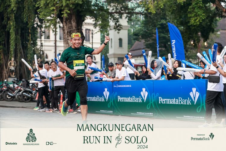 Race photo from Mangkunegaran Run 2024