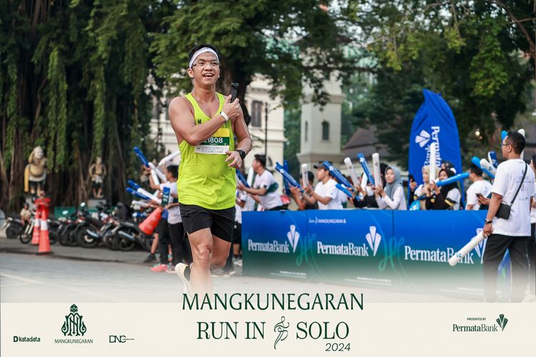 Race photo from Mangkunegaran Run 2024