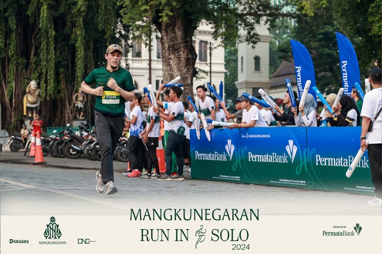 Race photo from Mangkunegaran Run 2024