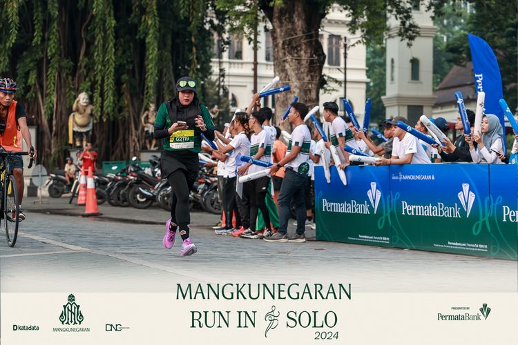 Race photo from Mangkunegaran Run 2024