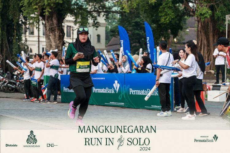 Race photo from Mangkunegaran Run 2024
