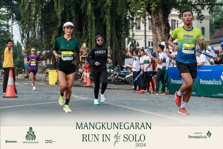 Race photo from Mangkunegaran Run 2024