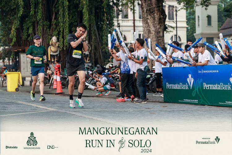 Race photo from Mangkunegaran Run 2024