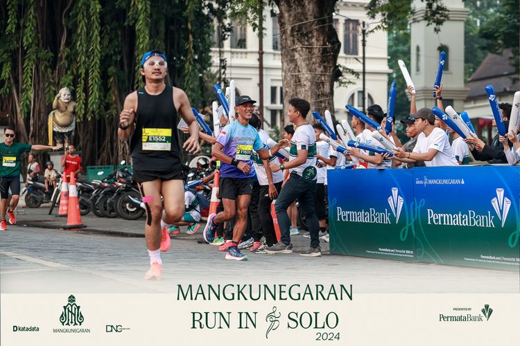 Race photo from Mangkunegaran Run 2024