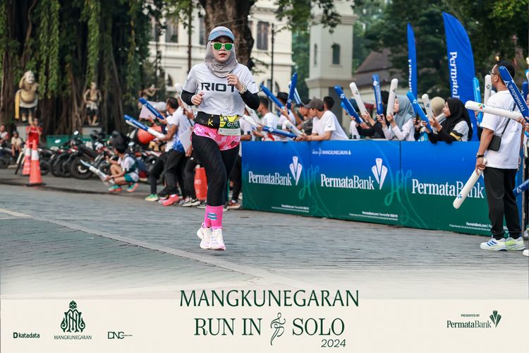Race photo from Mangkunegaran Run 2024