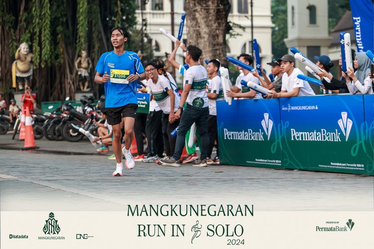 Race photo from Mangkunegaran Run 2024