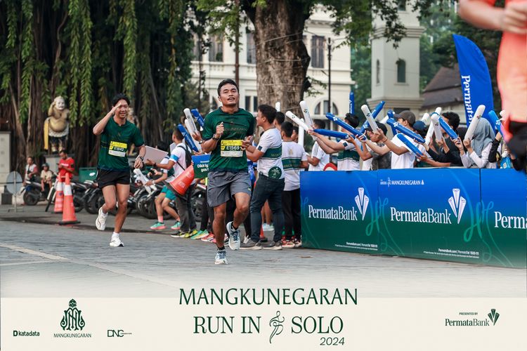 Race photo from Mangkunegaran Run 2024