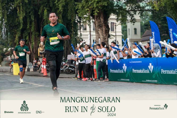 Race photo from Mangkunegaran Run 2024
