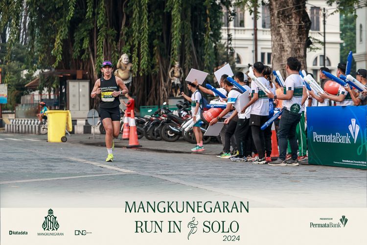 Race photo from Mangkunegaran Run 2024
