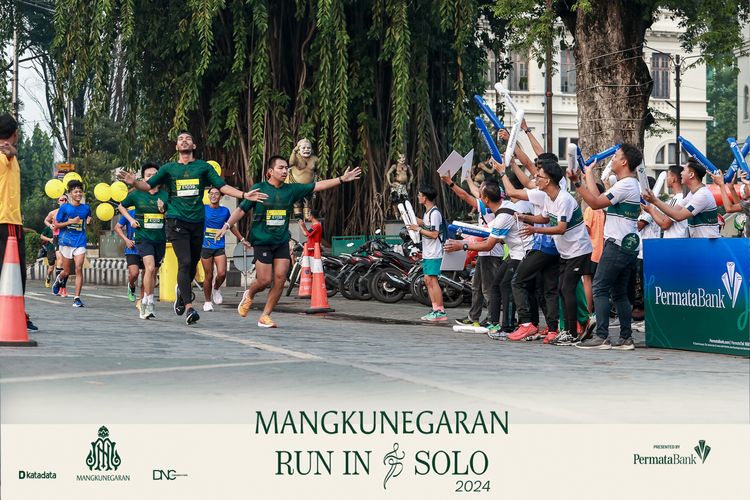 Race photo from Mangkunegaran Run 2024