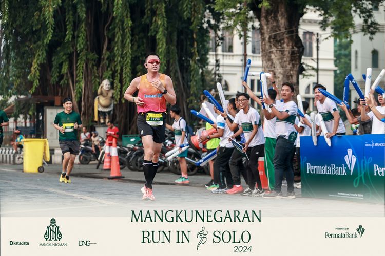 Race photo from Mangkunegaran Run 2024