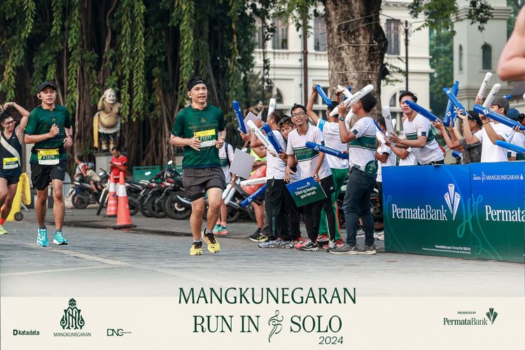 Race photo from Mangkunegaran Run 2024