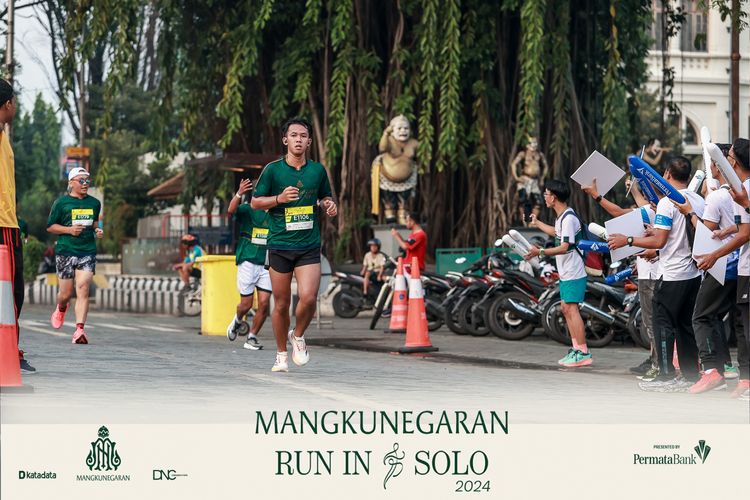 Race photo from Mangkunegaran Run 2024