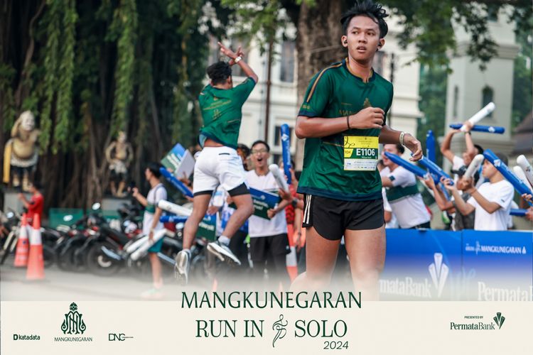 Race photo from Mangkunegaran Run 2024