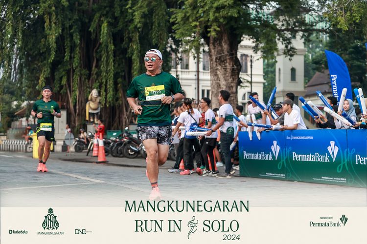 Race photo from Mangkunegaran Run 2024
