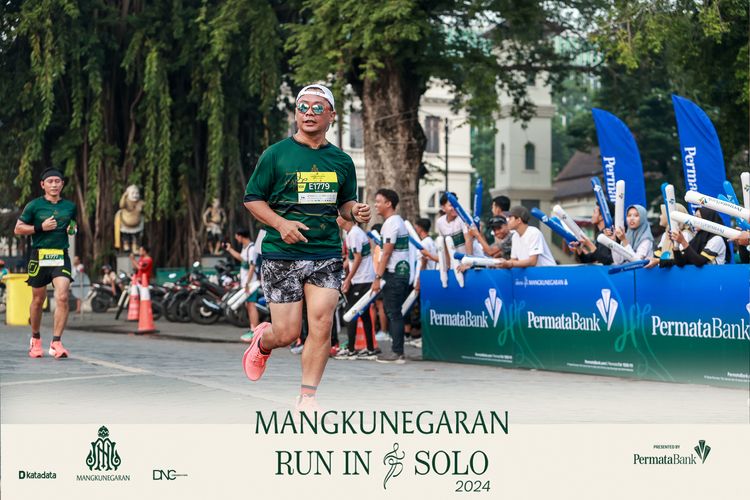 Race photo from Mangkunegaran Run 2024
