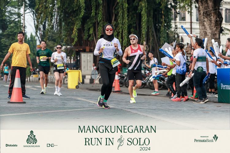 Race photo from Mangkunegaran Run 2024