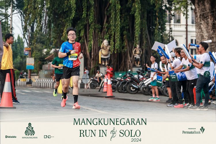 Race photo from Mangkunegaran Run 2024