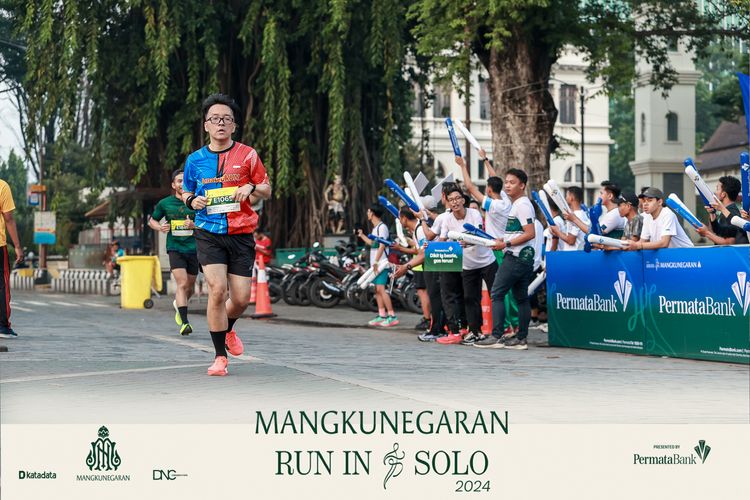 Race photo from Mangkunegaran Run 2024