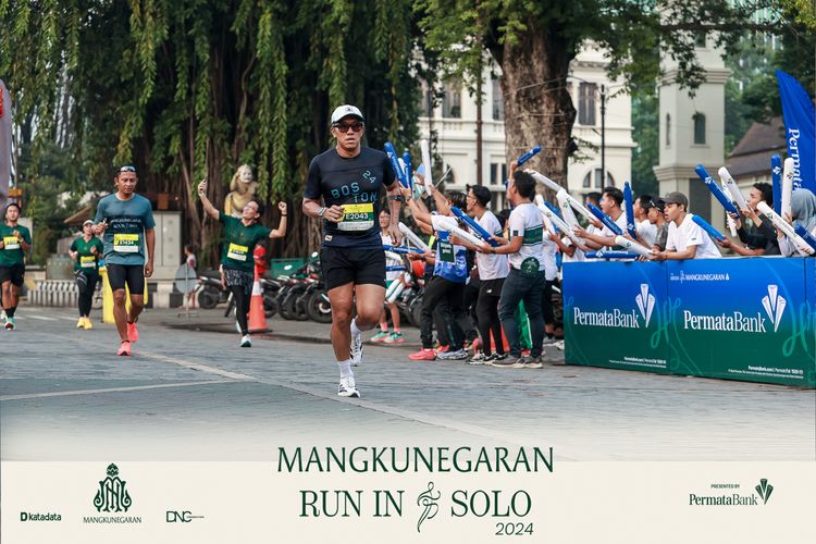 Race photo from Mangkunegaran Run 2024