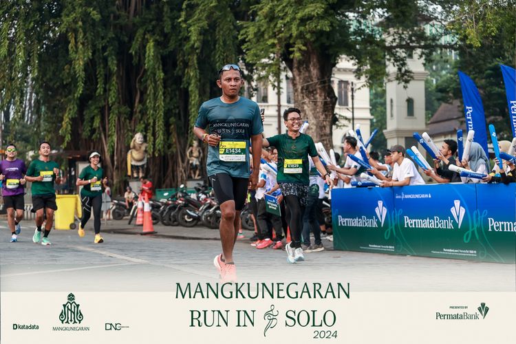 Race photo from Mangkunegaran Run 2024
